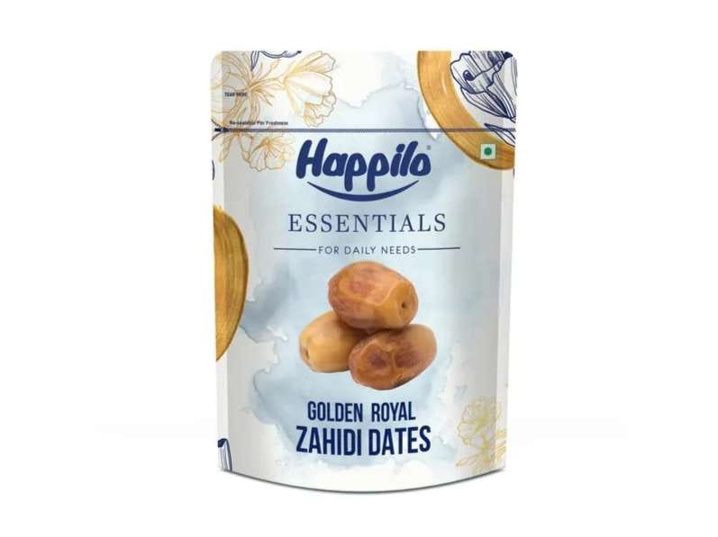 Happilo Essentials Golden Royal Zahidi Dates 500g - Pack of 25