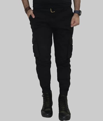 HYMEN LEGIONS Regular Flat Men's Cargos - Black ( Pack of 1 )