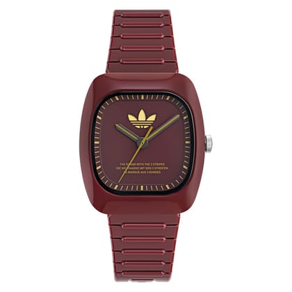 Adidas Originals Burgundy Dial Unisex Analog Watch - AOSY24028-Burgundy