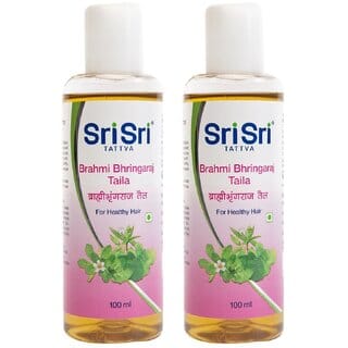 Sri Sri Tattva Brahmi Bhringaraj Hair Oil - Pack Of 2 (100ml)