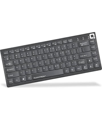 QUANTRON Black USB Wired Desktop Keyboard