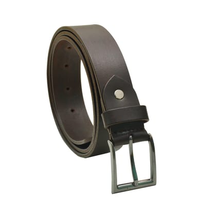 Random Genuine Leather Harness Two Tone Belt For Men Brown