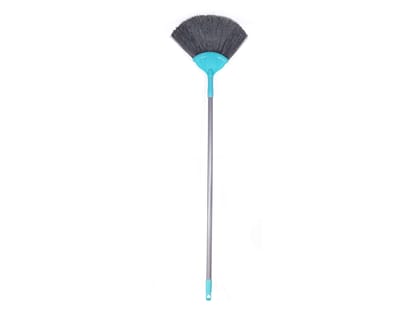 Jala Brush Diamond (Pankhi) - Heavy-Duty, PET Bristles, 6 feet Long Telescopic Pipe Handle with Auto Lock