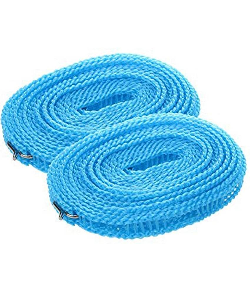 Indoor & Outdoor Laundry Drying, Perfect Windproof Clothes Rope Hanger for Camping Travelling & Home Using