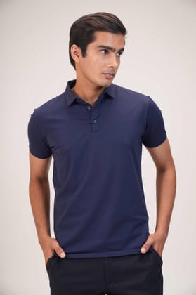 Elite Polos - Softened Stretch Cotton Polos-Pure Navy / S