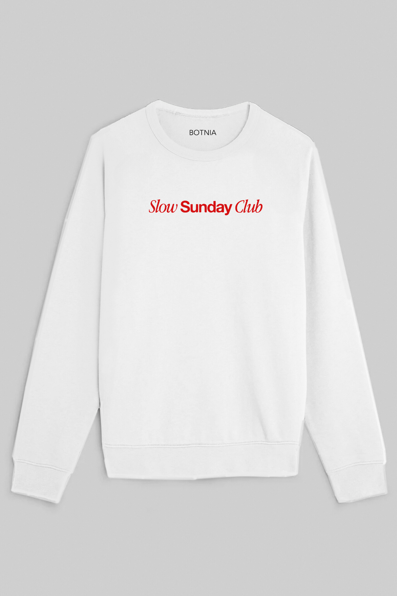 Slow Sunday Club- Oversized Sweatshirt-XS