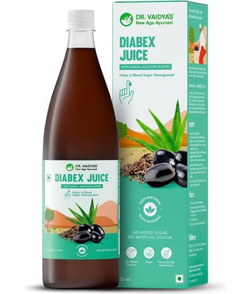 Dr. Vaidya's Diabex Juice Helps Manage Blood Sugar Levels No Added Sugar No Artificial Flavour 950ml