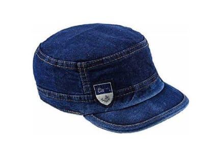 Short Golf Jeans Cap For College Boys Blue Color