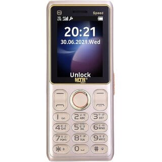MTR Speed 4G (Dual Sim, 2.4 Inch Display, 3000 mAh Battery, Gold)