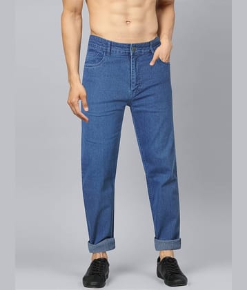 JB JUST BLACK Regular Fit Cuffed Hem Men's Jeans - Blue ( Pack of 1 )