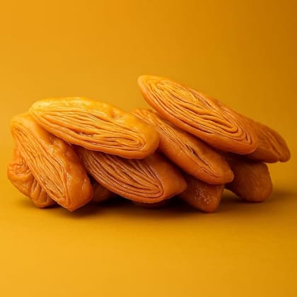 BANGLARMISTI Khaja - Traditional Puri Style Crispy crunchy Khaja, Pure Ghee Fried, 500g Pack