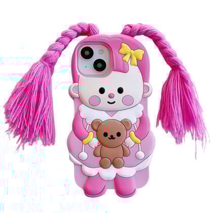 Sandra - Girlish Cute Cartoon Shockproof iPhone Case-iPhone 13