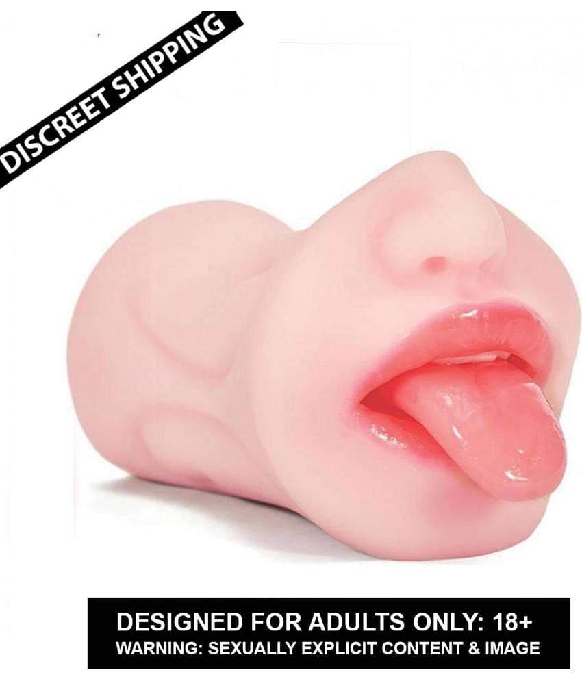 KAMAHOUSE Pocket Pussy with Real Mouth and Tongue Masturbator For Men