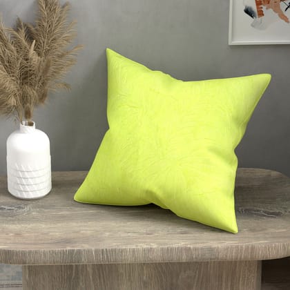 Handmade cotton applique work cushion cover - 16 X16 Inches-16X16 Inches / Square / Applique