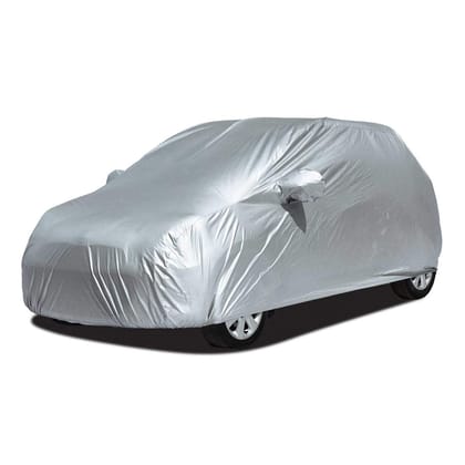BMW 3 Series GT 2020 Car Body Cover, Triple-Stitched Water Resistant and Heat Resistant with Mirror Pockets (Parx Silver)-Silver