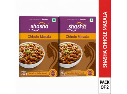 Shasha Chhole Masala - 100gm (Pack of 2)