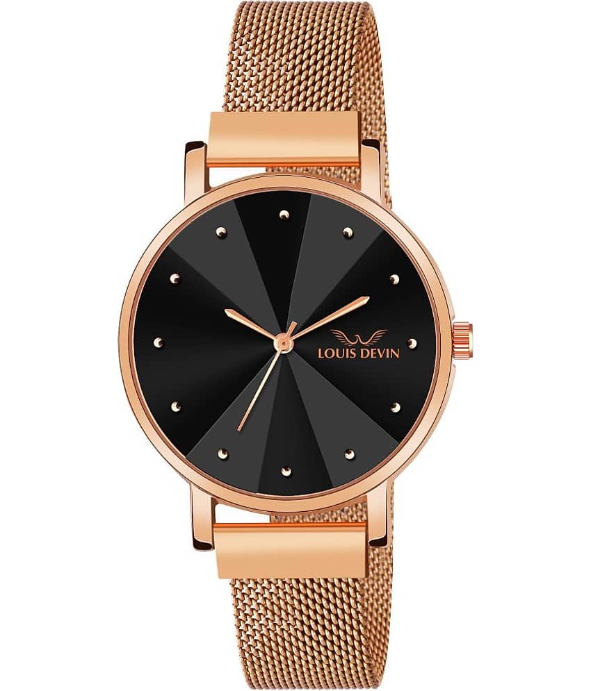 LOUIS DEVIN - Rose Gold Metal Analog Womens Watch