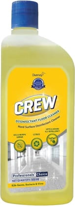 Crew Disinfectant Floor Cleaner Citrus 24* 500 ML Crew Disinfectant Floor Cleaner Citrus 24* 500 ML