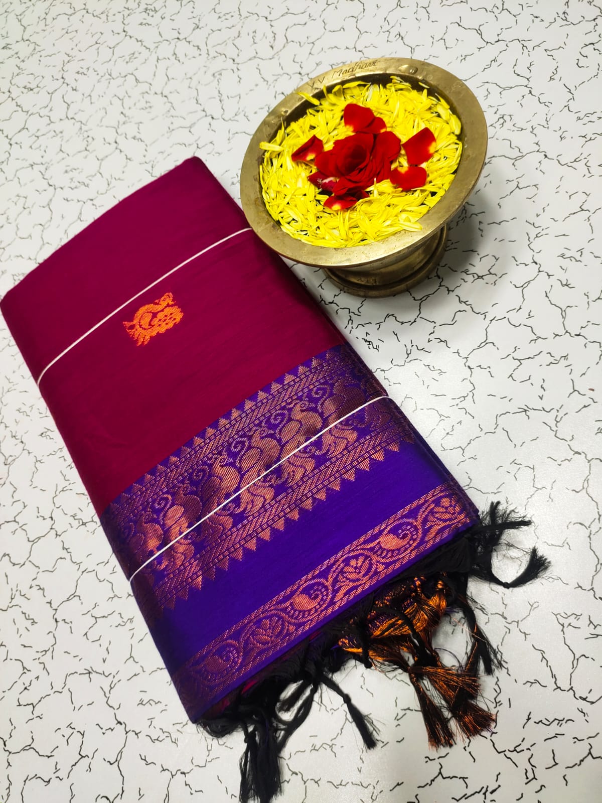 kalyani Pure cotton style saree