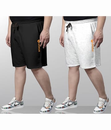 Ardeur Multi Cotton Blend Men's Shorts ( Pack of 2 )