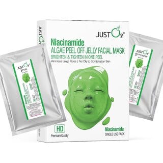 Beauty Relay London Niacinamide Algae Peel Off Jelly Facial Mask  For Oily to Combination Skin  125g