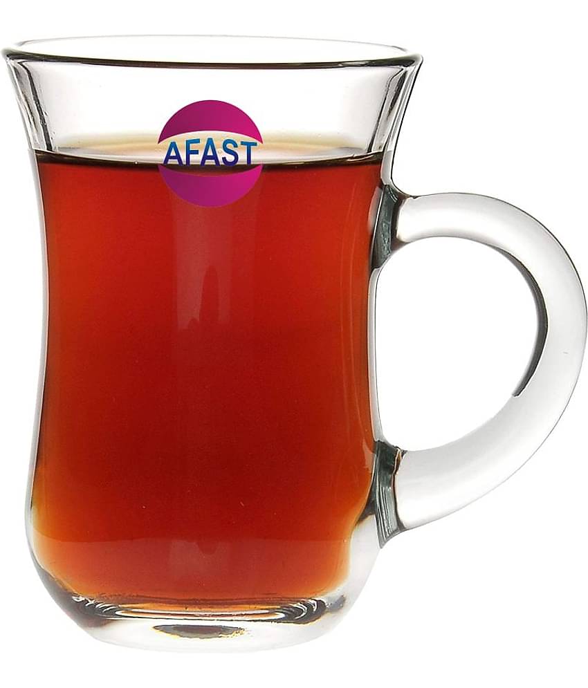 AFAST - Transparent Glass Tea Cup ( Pack of 1 )