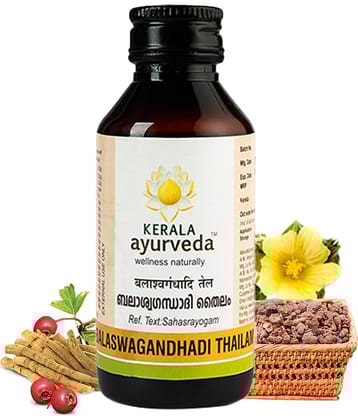 Kerela Ayurveda Balaswagandhadi Thailam 200ml, Improved Muscle Strength, For Post-infection Fatigue, Relieves Weakness & Tiredness After Illness
