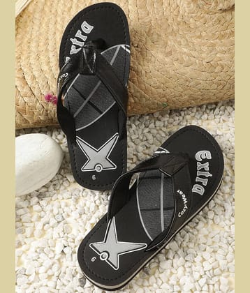 Cozy Wear Black Flip Flops