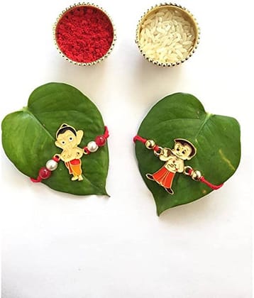 thriftkart Kids Rakhi Multicolour Pack of 2