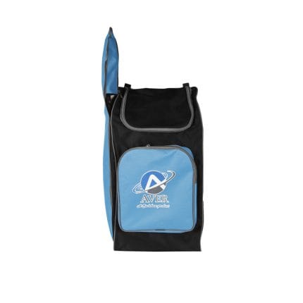 Aver Club Kit Bag for 1 Bat, 63 cm x 30 cm x 22 cm(Blue & Black)