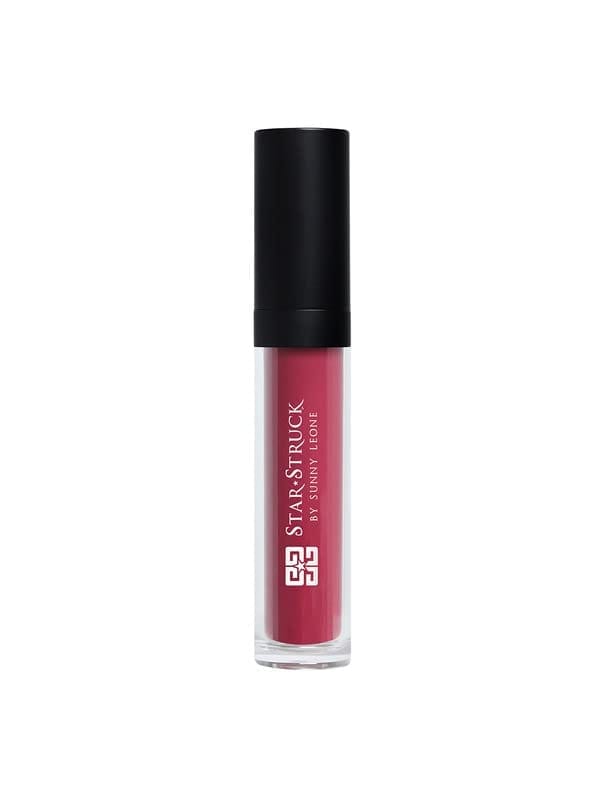 STARSTRUCK BY SUNNY LEONE Intense Matte Lip Color | VEGAN and has Vitamin-E & Essential Oils � Almond, Sesame, Sunflower, Jojoba