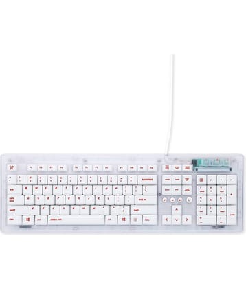 Arctic Fox Grey USB Wired Desktop Keyboard