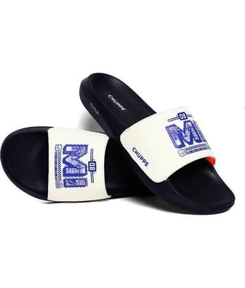 CHUPPS White Men's Slide Flip Flop