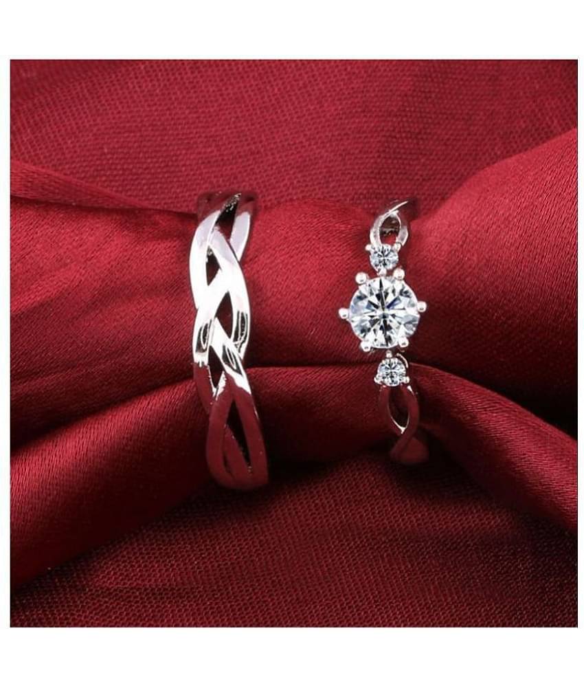 Silver Shine- Silver Rings Combo (Pack of 1)