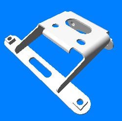 BRACKET COMPLETE FRONT NUMBER PLATE - Super Splendor - 64315KTCA20S