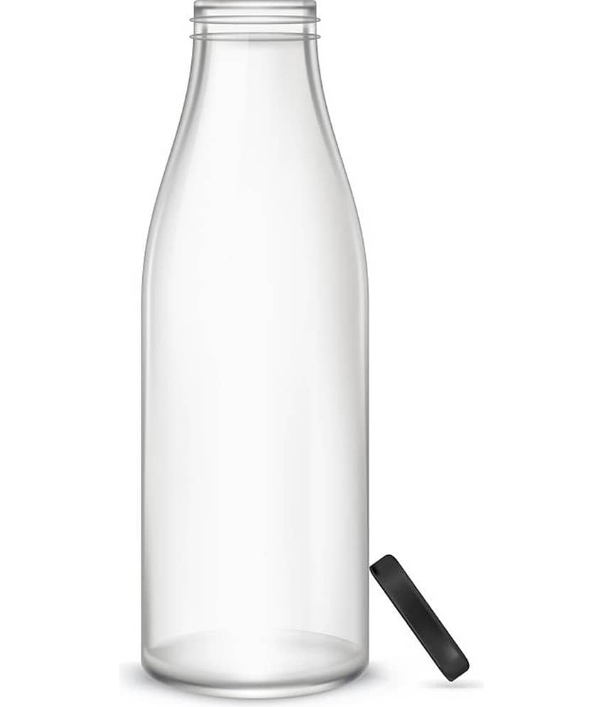 Somil Stylish Bottle White 500 mL Glass Water Bottle set of 1