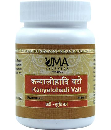 UMA AYURVEDA Kanyalohadi_Vati_80_Tab Tablet 1 kg Pack Of 1