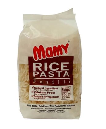 MAMY RICE PASTA FUSILLI 500GM @375