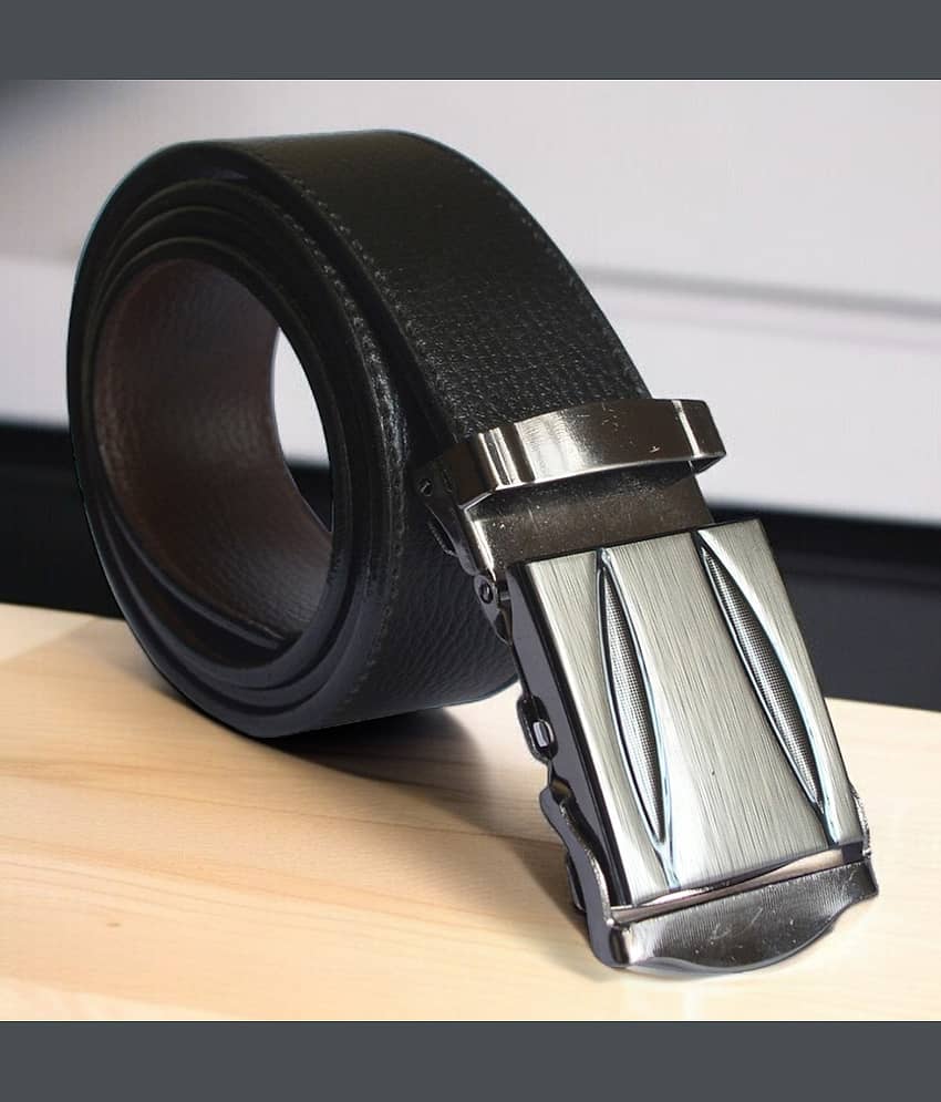 SUNSHOPPING - Black Synthetic Men's Formal Belt ( Pack of 1 )