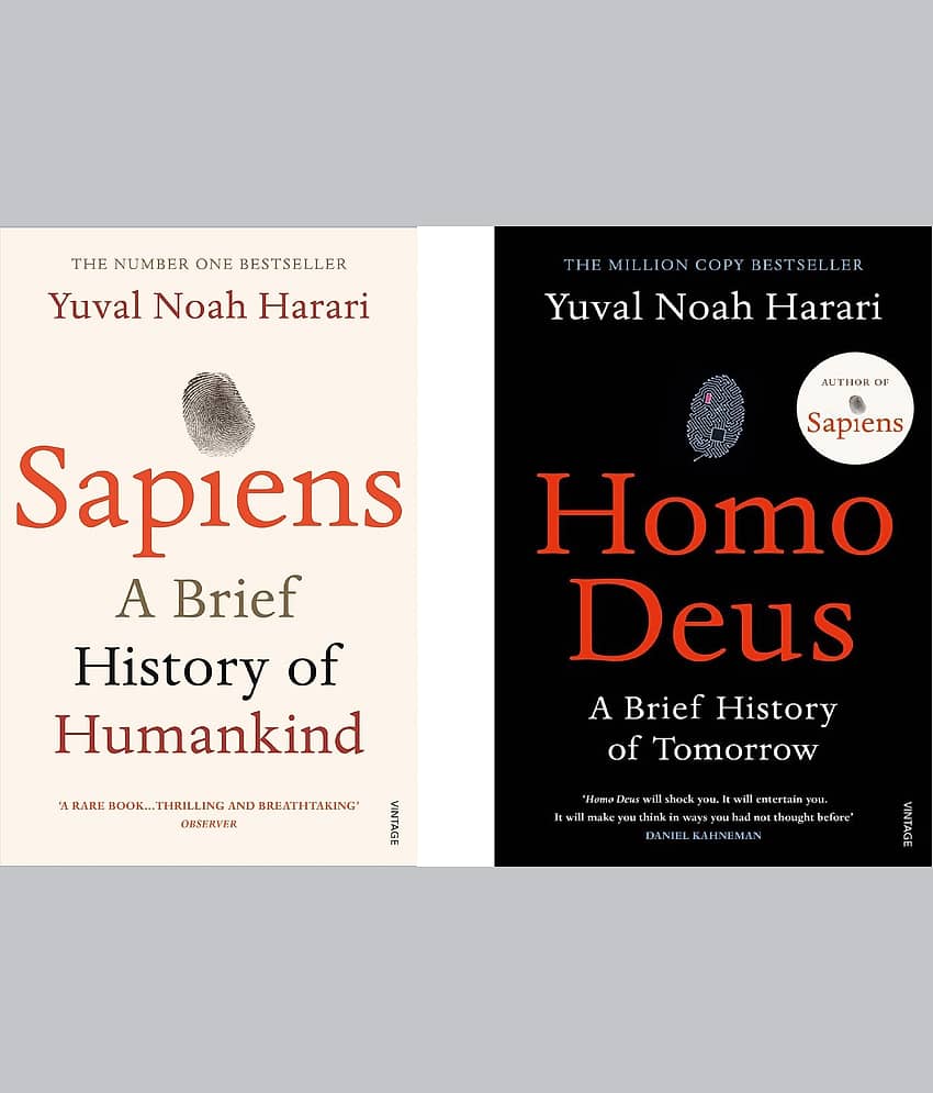 Yuval Noah Harari 2 Books Set: Sapiens & Homo Deus (English, Paperback)