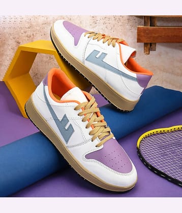 John Karsun D2-1008 White Men's Sneakers