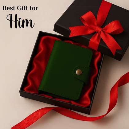 Giftana RFID Card Wallet - Perfect Birthday Gift for Him