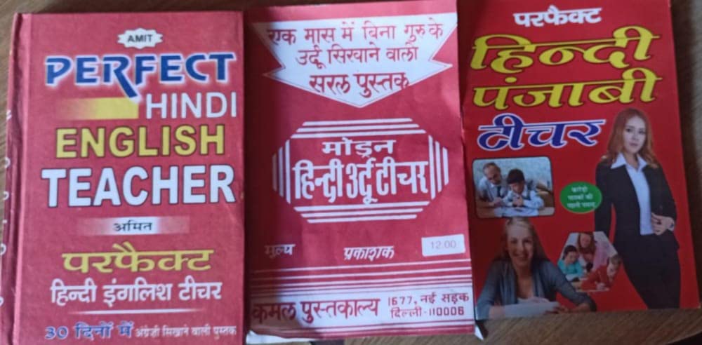 Perfect Hindi English Teacher + Hindi Punjabi Teacher + Modren Hindi Urdu Teacher (3 Combo Pack) [Paperback] MAHAMAYA