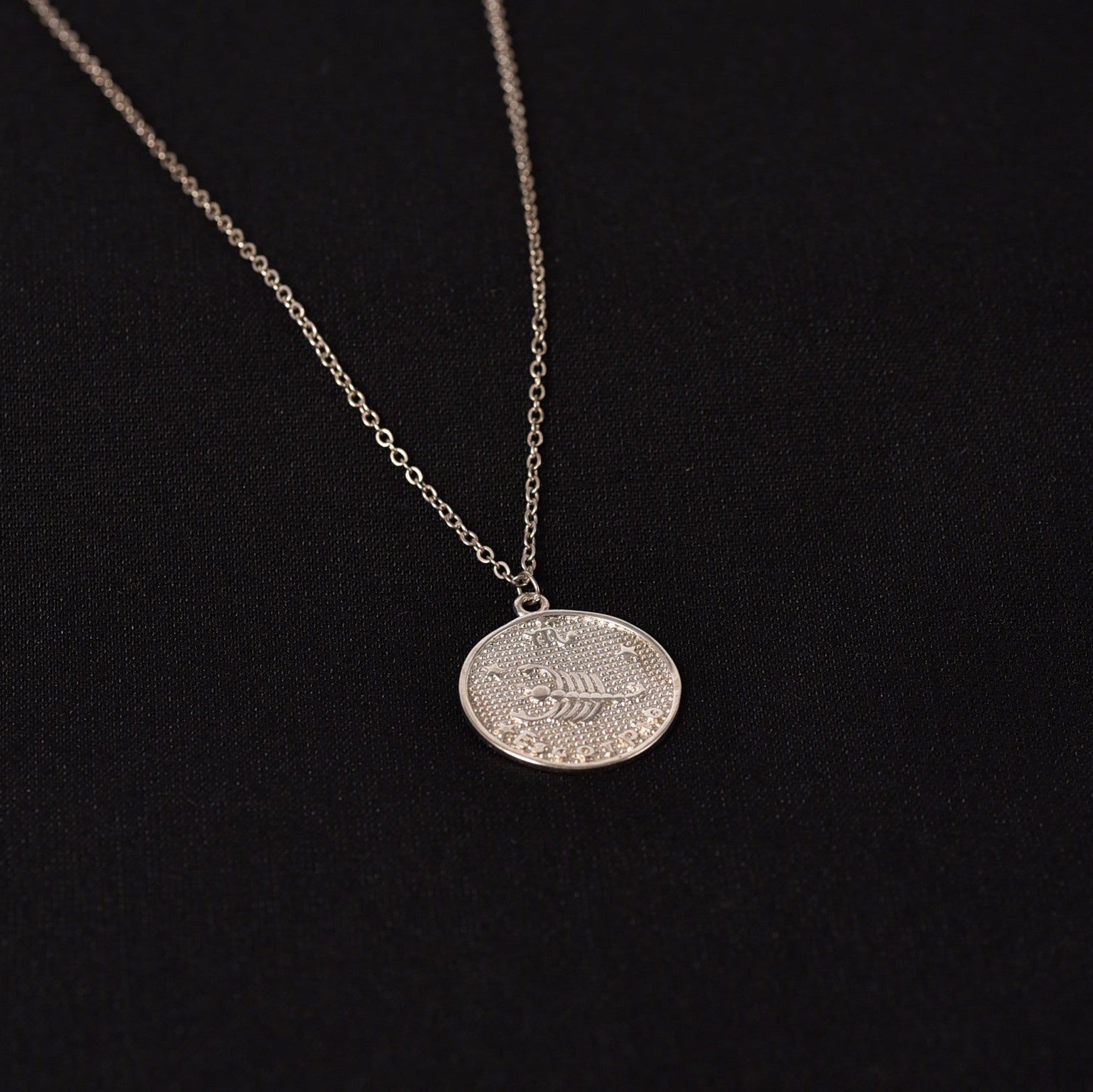 Scorpio  Zodiac Necklace-Horoscope Symbol