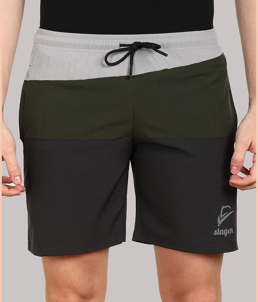 SLAGEN - Multicolor Polyester Men's Running Shorts ( Pack of 1 )