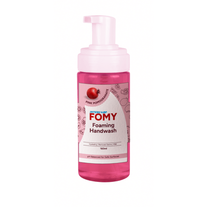 INTERCORP FOMY Antibacterial Soft Refreshing Foam Hand Wash, 160 ml (Pink Pomegranate)