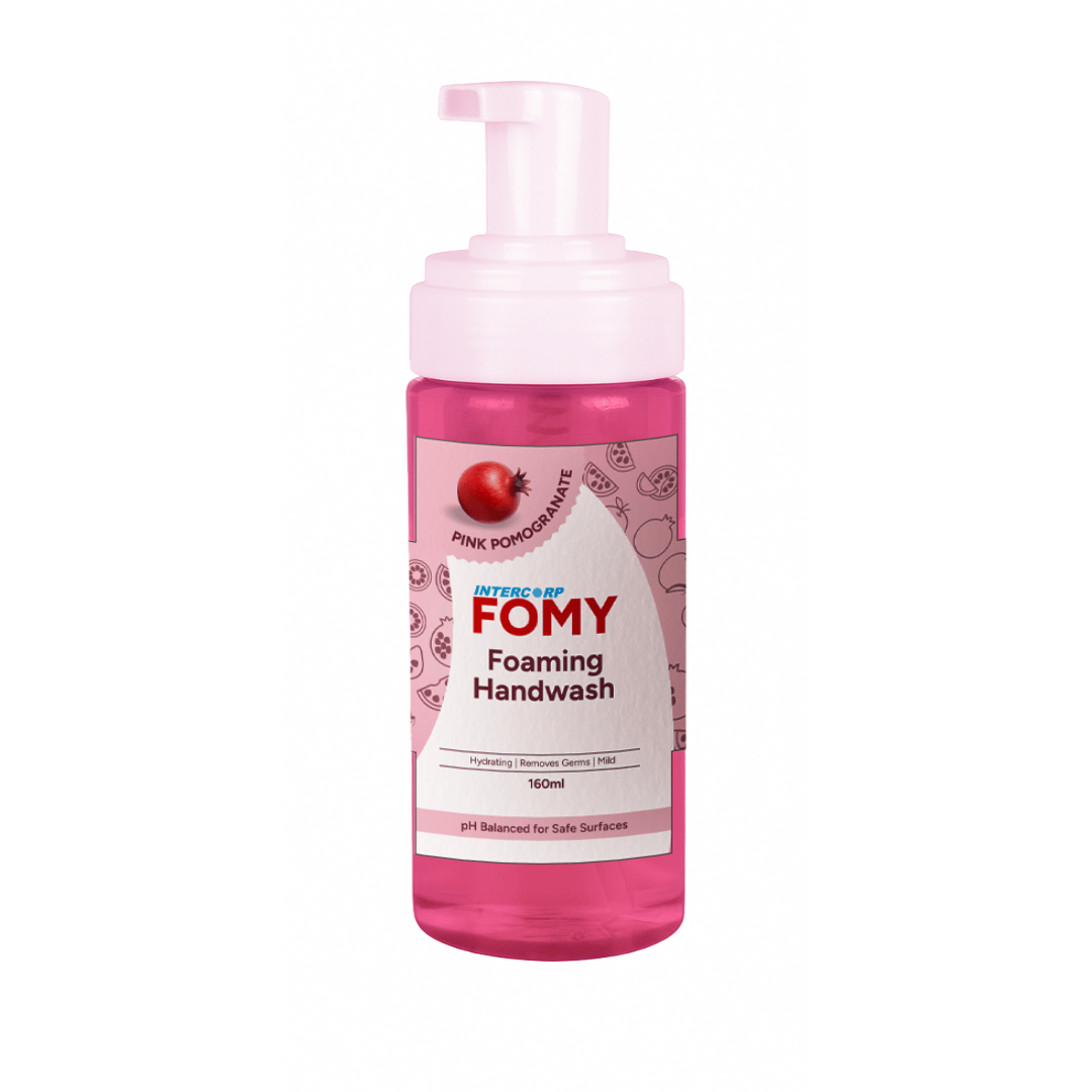 INTERCORP FOMY Antibacterial Soft Refreshing Foam Hand Wash, 160 ml (Pink Pomegranate)