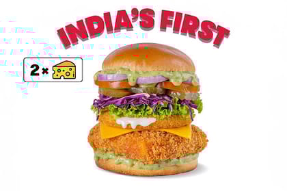 Cheese Blast Chimichurri Paneer Burger