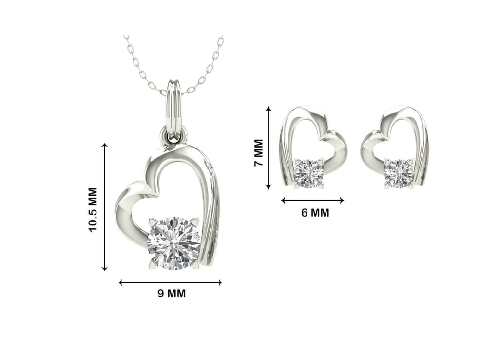 Connecting Heart Jewellery Set