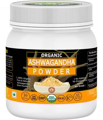 Holy Natural Organic Ashwagandha Powder 454 gm
